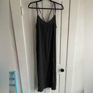 Aerie gauze midi slip dress